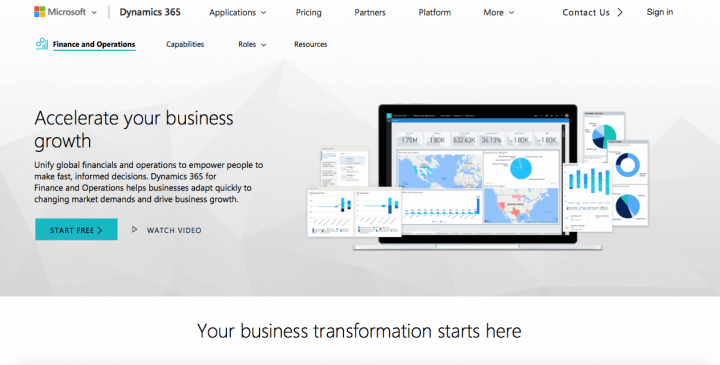 Microsoft Dynamics ERP