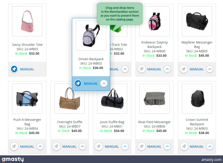 Magento 2 Visual Merchandiser