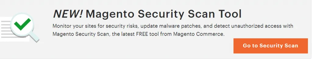 Magento Security Scan