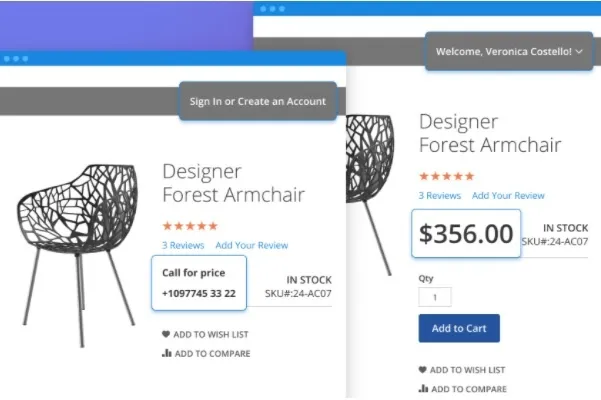 magento 2 customer group catalog extension