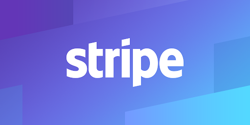 Stripe logo.