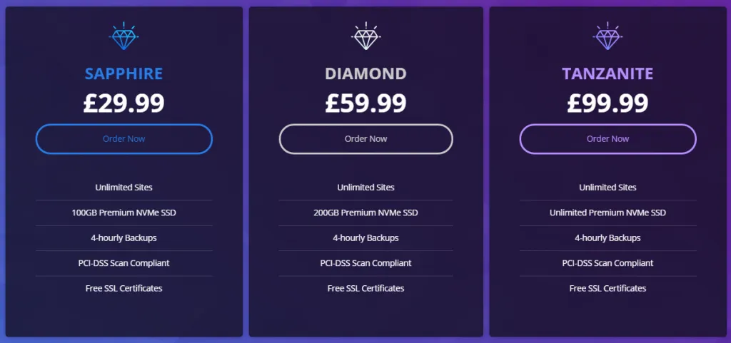 Krystal hosting pricing.