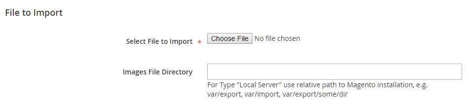 File to import in Magento 2