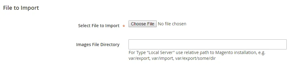 File to import in Magento 2