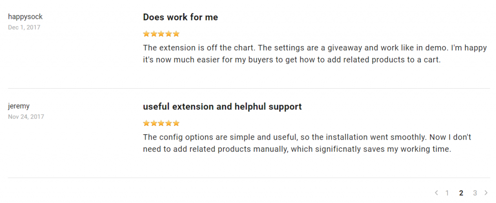 Magento 2 Automatic Related Products customer reviews