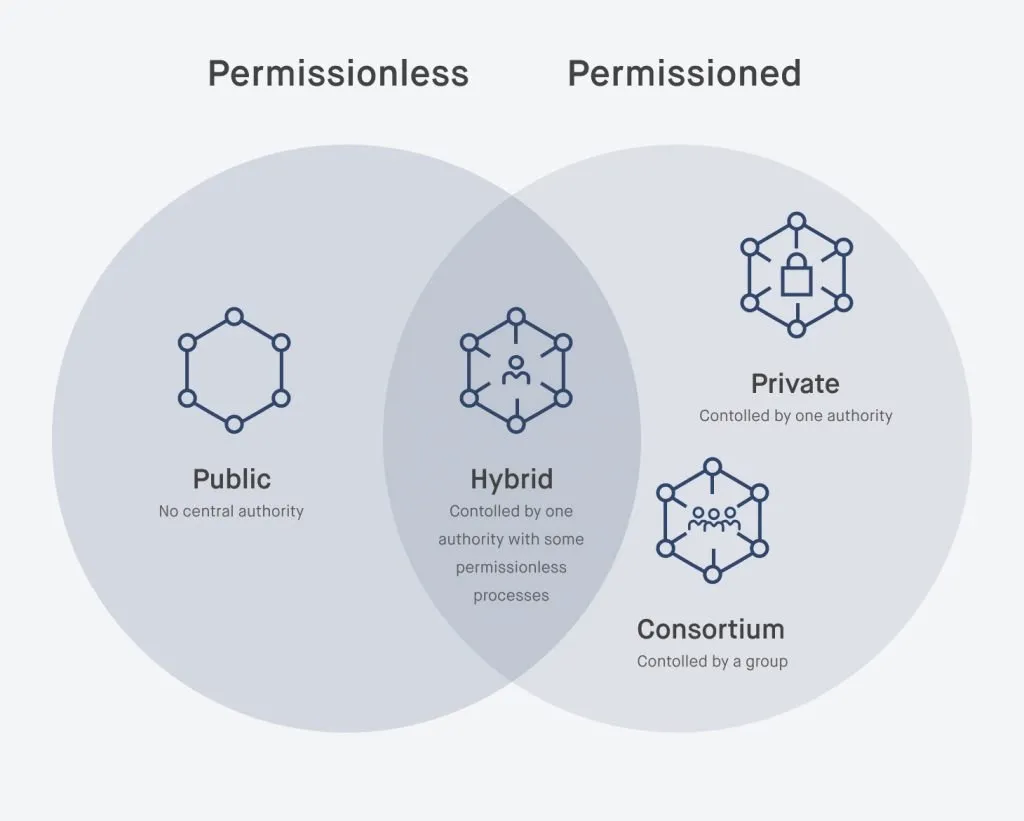 Types of blockchains