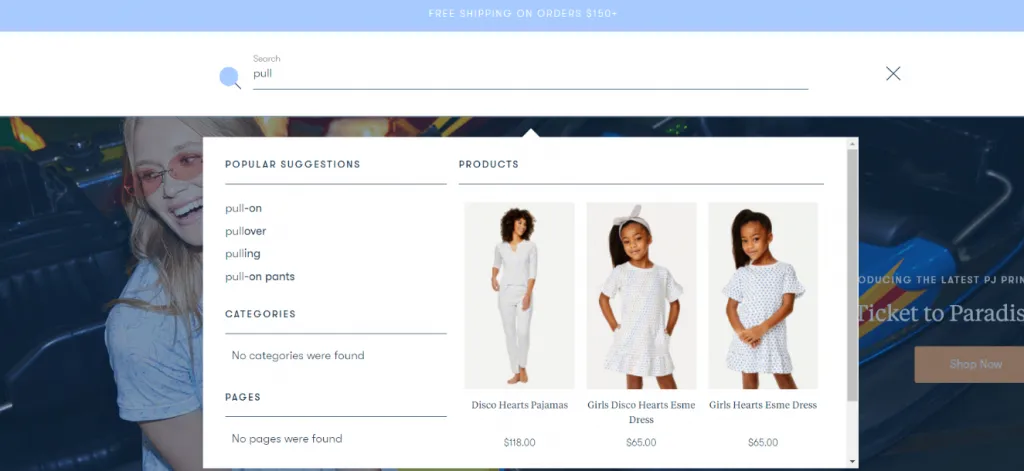 Autocomplete function in ecommerce search engines