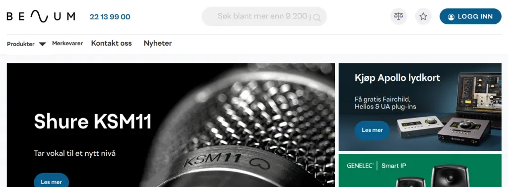 ecommerce search engine - a bar at the top of the website