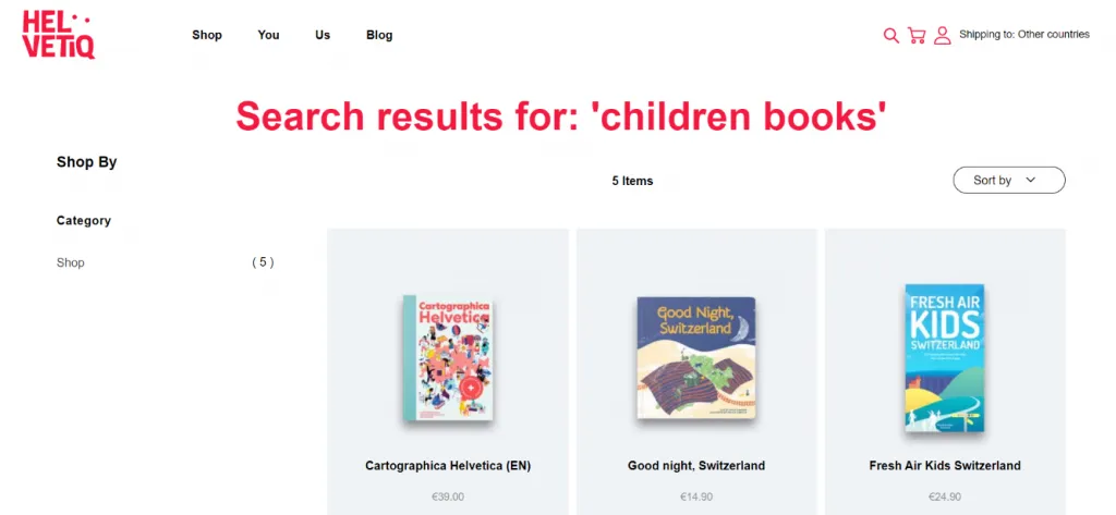 AI powered ecommerce search engine