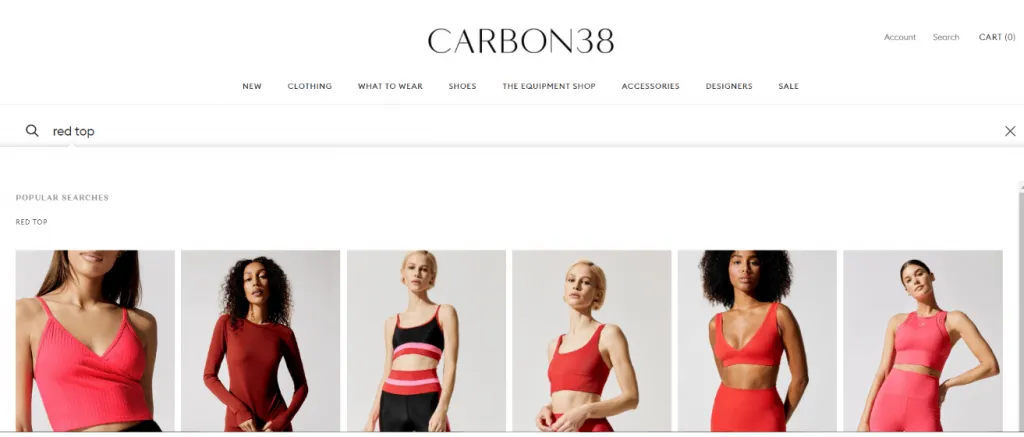 Visual ecommerce search engine