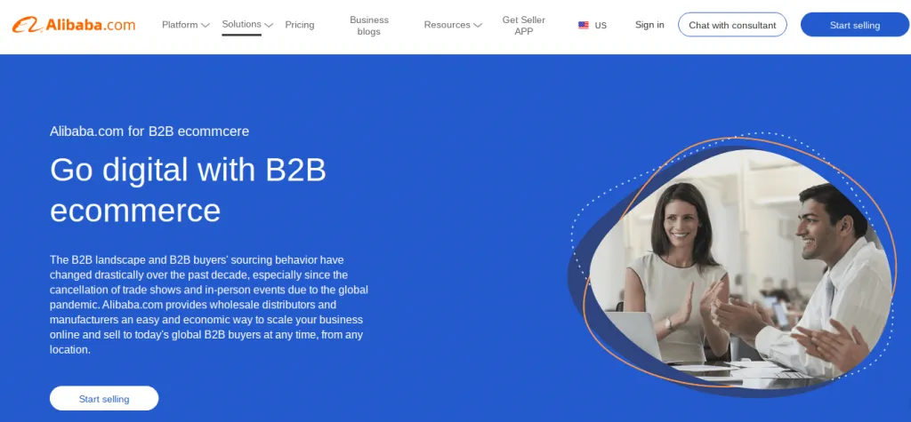Alibaba B2B marketplace