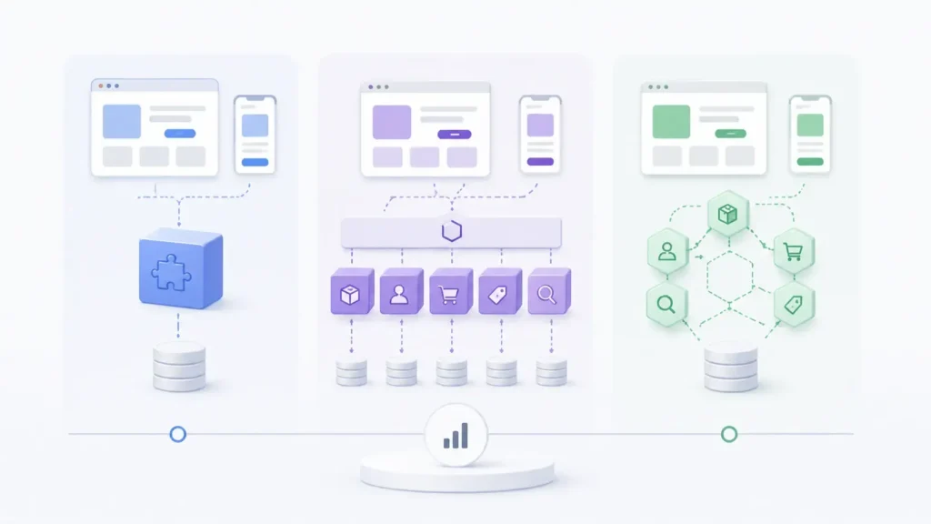Composable Commerce vs Headless Commerce: When Each Architecture Wins (And When Modernized Beats Both)