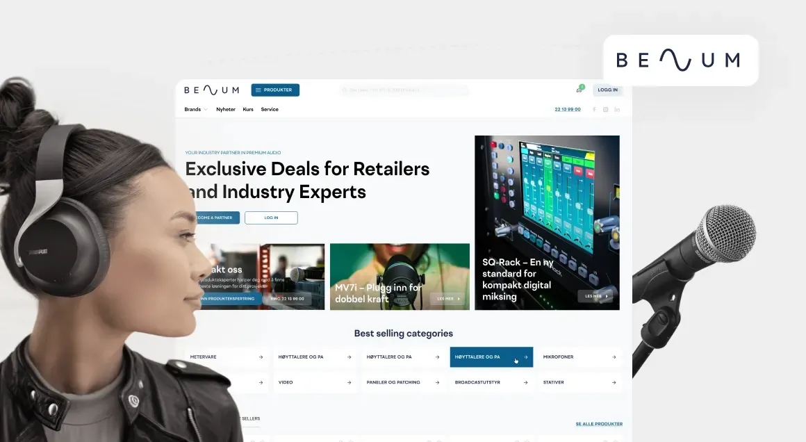 Adobe Commerce Hyvä Redesign & Performance Engineering for Benum's B2B2C Commerce Platform